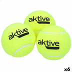 Padel Balls Aktive 3 Pieces Yellow 6 Units-0