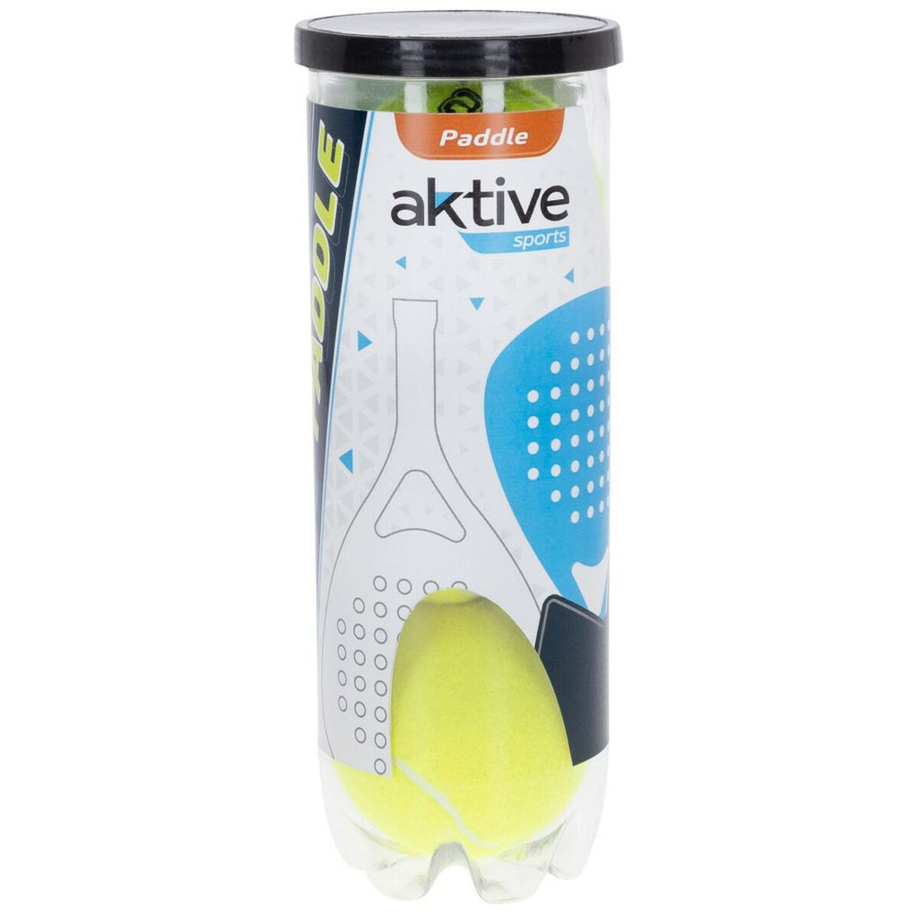Padel Balls Aktive 3 Pieces Yellow 6 Units-1